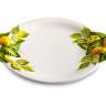 Тарелка закусочная Лимоны и цветы 22 см, керамика EDELWEISS EDW-348R
