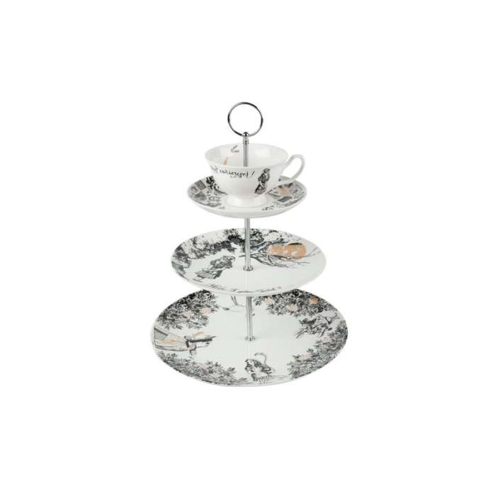 Блюдо этажерка для сладостей и фруктов Алиса в Стране Чудес V&A KITCHEN CRAFT 5200022