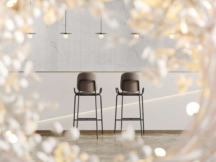 Стул барный ror, 2 frame, велюр, черный/пурпурный/серый LATITUDE RORBCH2FRBKVLRDPRPLWGR