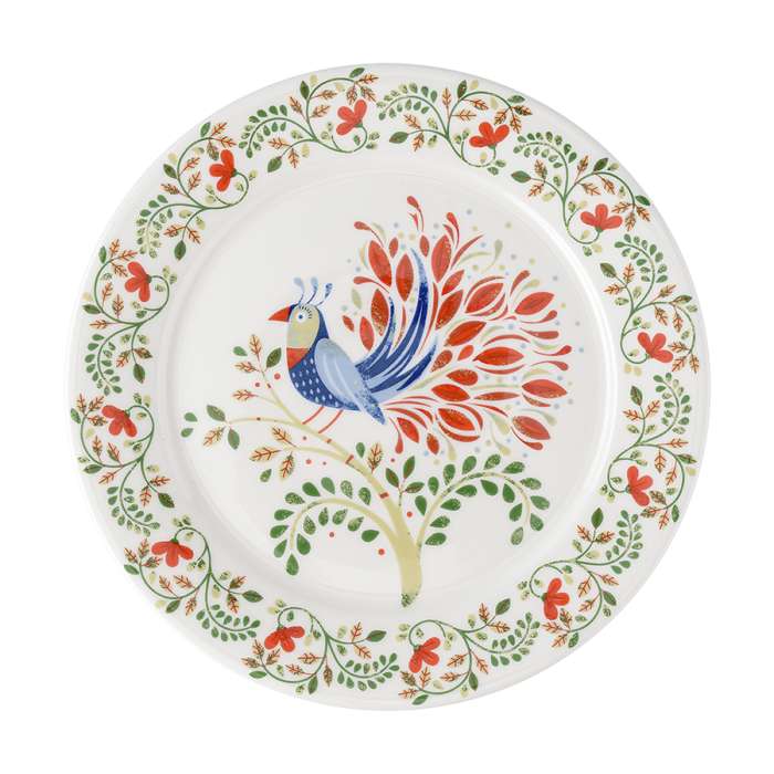 Набор тарелок fantail bird из коллекции birds of paradise в подарочной упаковке, D21 см, 2 шт. Liberty Jones LJ0000301