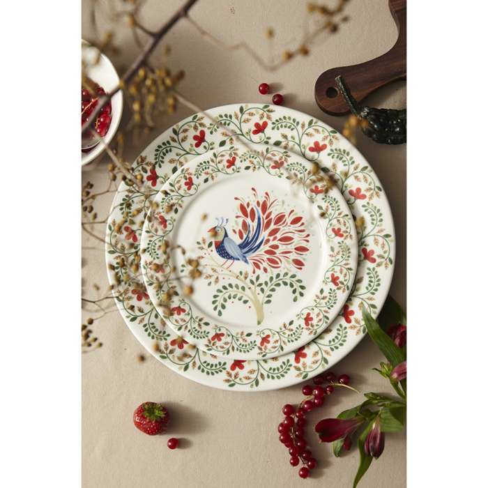 Набор тарелок fantail bird из коллекции birds of paradise в подарочной упаковке, D21 см, 2 шт. Liberty Jones LJ0000301