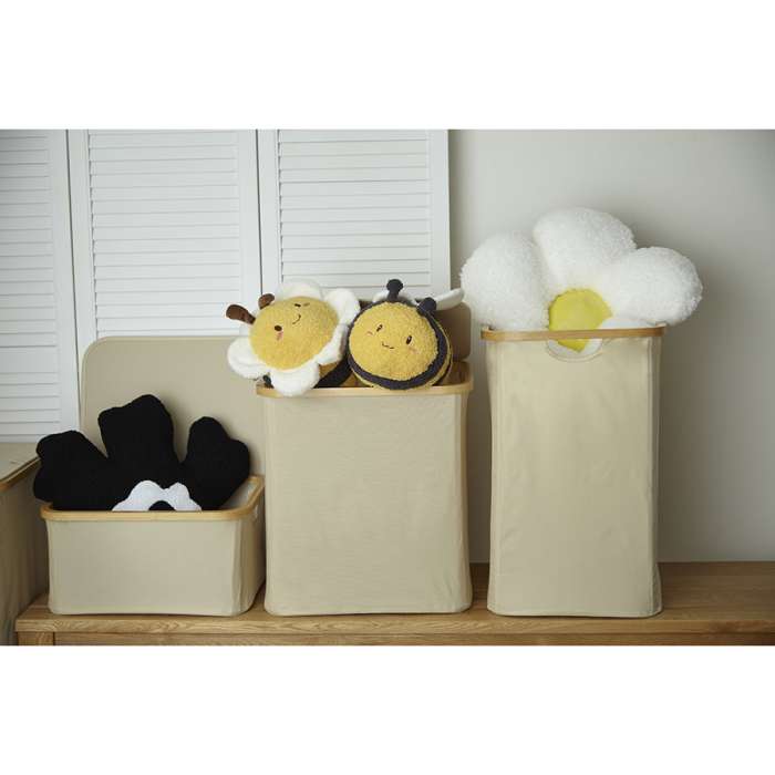 Корзина для белья neat mid, 40x33x43 см, молочная Smart Solutions SS0000151