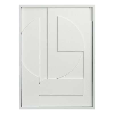 Панно декоративное с эффектом 3d minimalism, с белой рамой, 50х70 см Bergenson Bjorn BB0000843