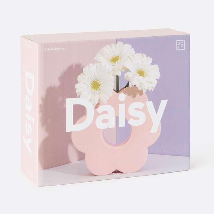 Ваза для цветов daisy, 20 см, розовая DOIY DYVADAIPK