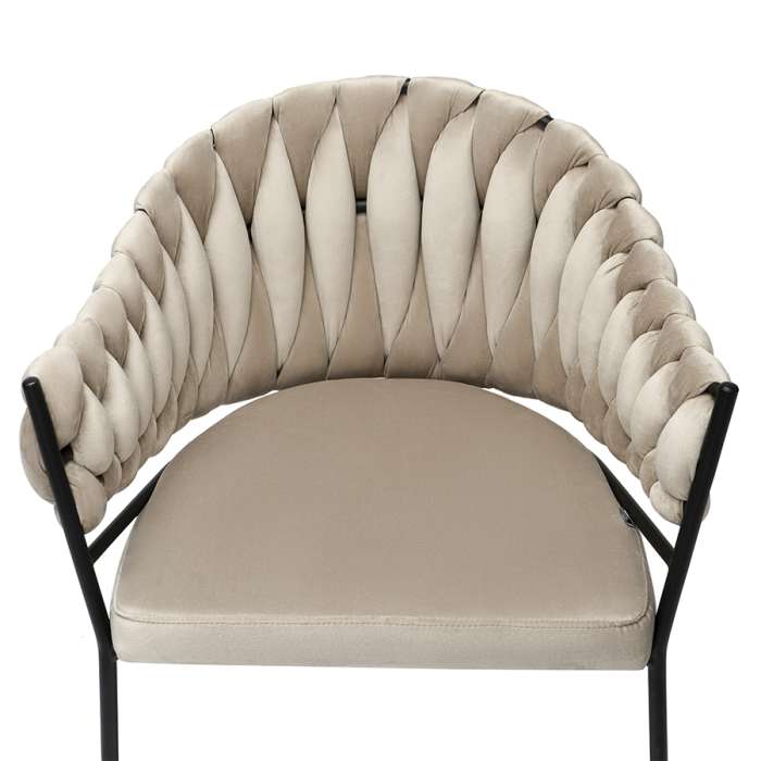 Кресло lind, велюр, бежевое Bergenson Bjorn BB0000628