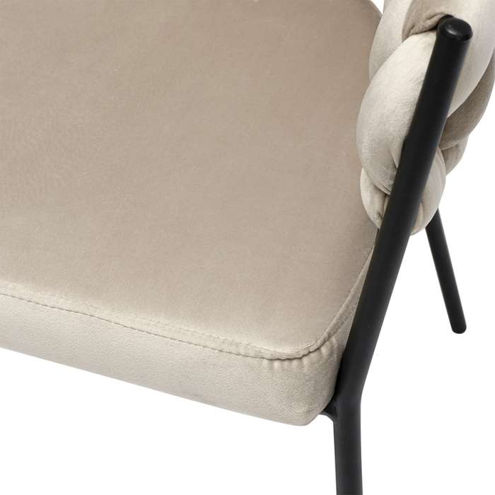 Кресло lind, велюр, бежевое Bergenson Bjorn BB0000628