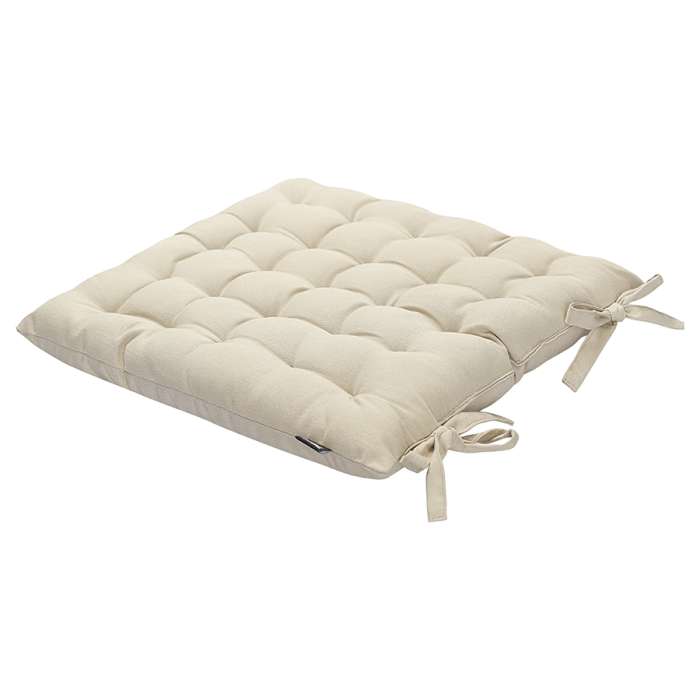 Подушка на стул из хлопка бежевого цвета из коллекции essential, 40х40 см Tkano TK24-CP0003