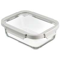 Контейнер для запекания и хранения прямоугольный с крышкой, 1,5 л, светло-серый Smart Solutions SFE-SS-CN-GLS-GR-1.5