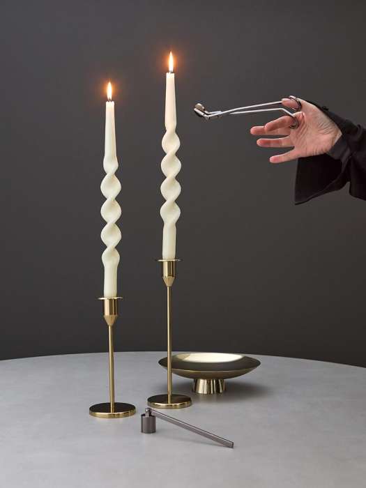 Набор аксессуаров для свечей графитового цвета из коллекции essential Tkano TK22-DEC-CNA0002