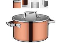 Кастрюля со стеклянной крышкой, 24 см/5,8 л, Medena, NADOBA 726811