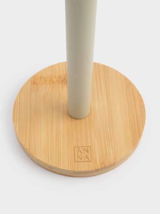 Держатель для бумажных полотенец, 34 см, металл/дерево, бежевый, Retro ANNA LAFARG ANLAF-W3831BM-FP