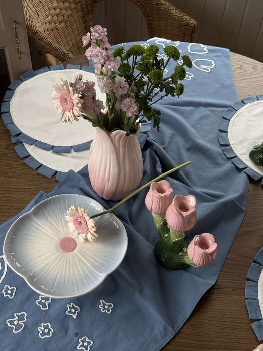 Дорожка на стол Незабудки из коллекции ethnic, 45х150 см Tkano TK26-TR0002