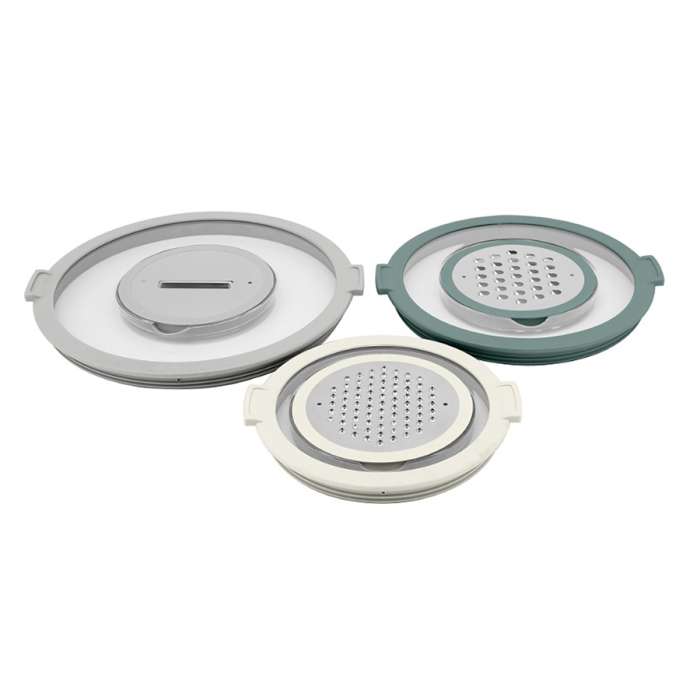Набор стальных мисок balance с крышками и терками, 1,5 л/3 л/ 5 л Smart Solutions SS0000418