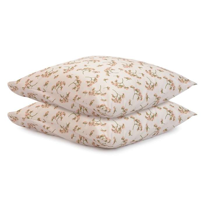 Набор из двух наволочек из сатина с принтом "Степное цветение" из коллекции Prairie, 70х70 см TKANO TK21-PC0012