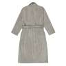 Халат махровый из чесаного хлопка серого цвета из коллекции essential, размер l Tkano TK23-BR0014