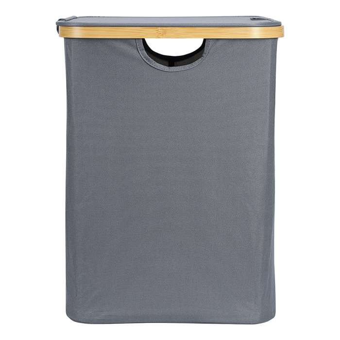 Корзина для белья neat mid, 40x33x43 см, серая Smart Solutions SS0000152