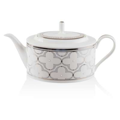 Чайник Noritake Трефолио, платиновый кант 1,25 л