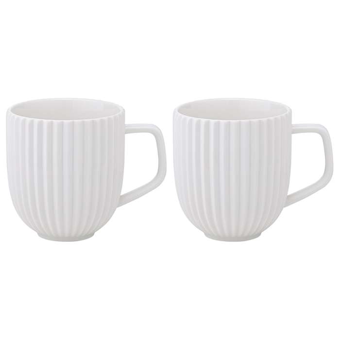 Набор из двух кружек белого цвета из коллекции edge, 400 мл Tkano TK22-TW_CU0007