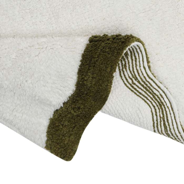 Коврик для ванной с кантом оливкового цвета из коллекции trendy ruffles, 50x80 см Tkano TK25-BM0006