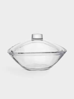 Салатник, 21х13 см, 840 мл, с крышкой, стекло, Song ANNA LAFARG ANLAF-1077CJb