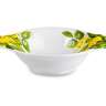 Салатник Лимоны и цветы 21х21х7 см, керамика EDELWEISS EDW-380R