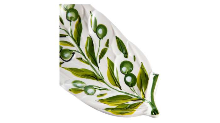 Подставка под ложку Оливки 28х12 см, керамика EDELWEISS EDW-607V