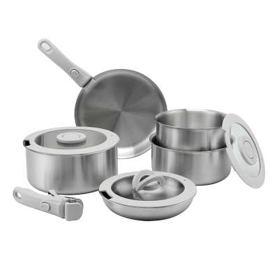 Набор посуды для приготовления со съемными ручками 3ply balance, 9 предметов Smart Solutions SS0000419