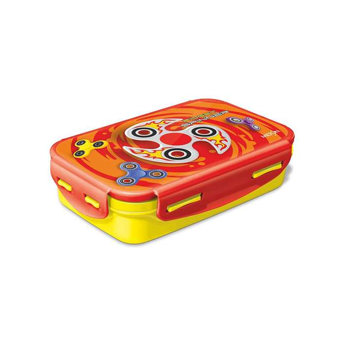 Термо ланч-бокс Steely Tiffin DeLuxe, 0,525 л, Yellow and Red MILTON ML37305-YR