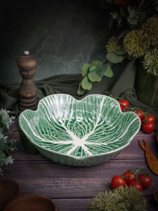 Салатник d 27,2 см h 8 см, Cabbage CASA DI FORTUNA CDF CB08
