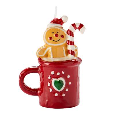Свеча новогодняя Имбирный Кофе из коллекции new year essential, 9,5см Tkano TK26-NY_CND0002
