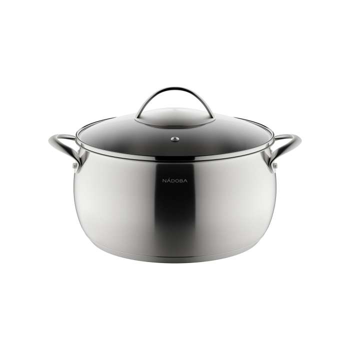 Кастрюля со стеклянной крышкой, 24 см/5 л, NADOBA, серия LINDA 796011