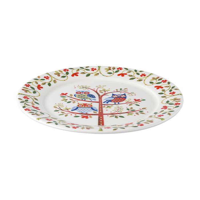 Набор тарелок owl из коллекции birds of paradise в подарочной упаковке, D21 см, 2 шт. Liberty Jones LJ0000305