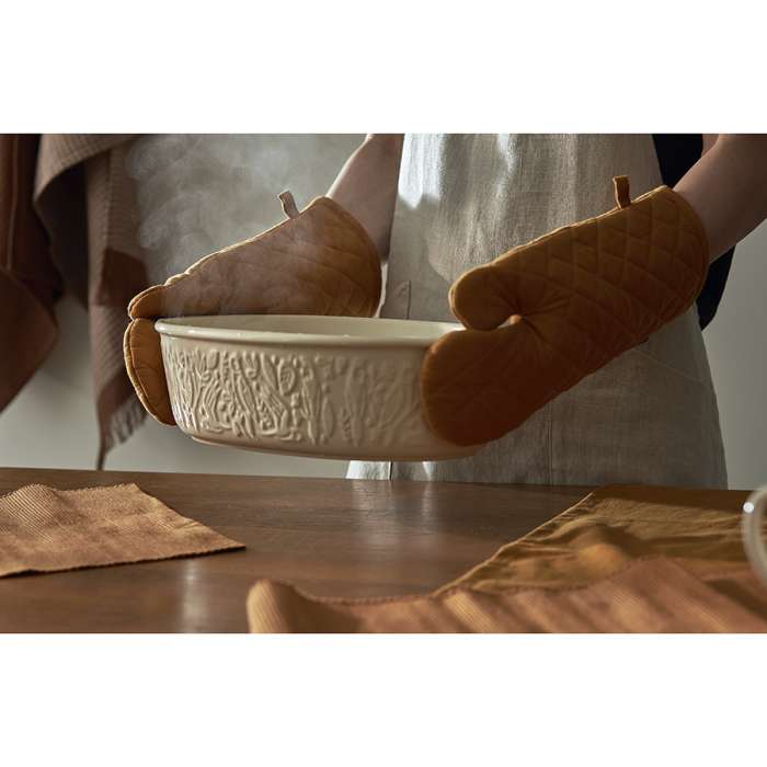 Прихватка-варежка из хлопка цвета карри из коллекции essential, 33х17,5 см Tkano TK24-OM0001