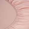 Простыня на резинке из премиального сатина цвета пыльной розы из коллекции essential, 200х200х30 см Tkano TK24-FS0049