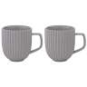 Набор из двух кружек темно-серого цвета из коллекции edge, 400 мл Tkano TK22-TW_CU0008