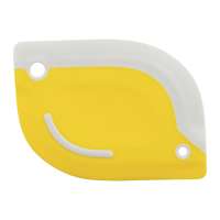 Скребок для теста 2 в 1 hilly, 10,7х8 см, светло-серый/желтый Smart Solutions SS-SC-TPR-10.7