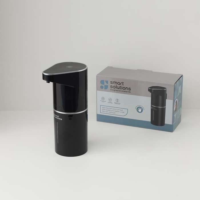 Диспенсер сенсорный для жидкого мыла lume, 350 мл, черный Smart Solutions SS0000326