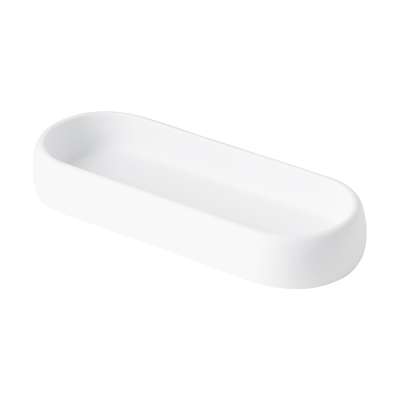 Подставка для ванных принадлежностей slim, белая, малая Bergenson Bjorn Bath BB0001007