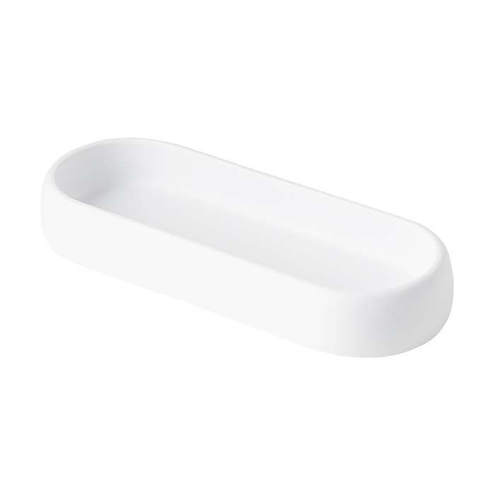 Подставка для ванных принадлежностей slim, белая, малая Bergenson Bjorn Bath BB0001007