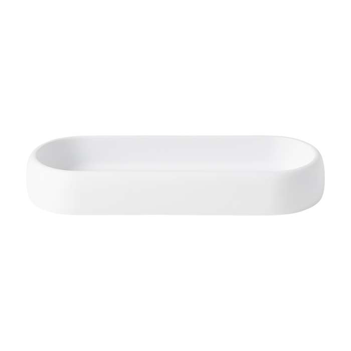 Подставка для ванных принадлежностей slim, белая, малая Bergenson Bjorn Bath BB0001007