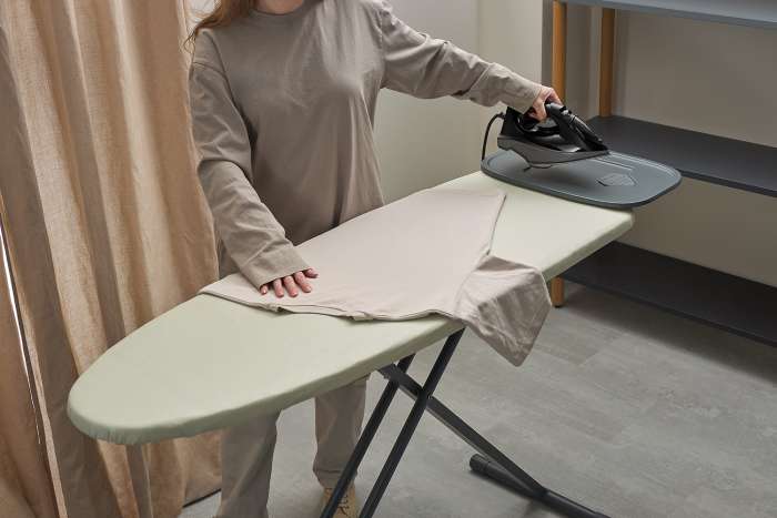 Доска гладильная напольная smart iron, 114х38 см, молочная Smart Solutions SS0000351