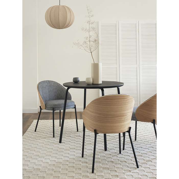 Стол обеденный round, D80 см, черный Bergenson Bjorn BB0000838