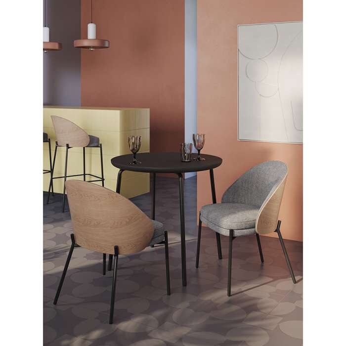 Стол обеденный round, D80 см, черный Bergenson Bjorn BB0000838