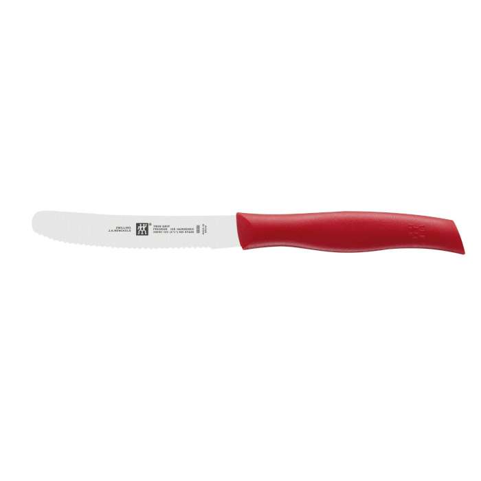 Нож 120 мм, универсальный, красный, TWIN Grip ZWILLING 38095-121
