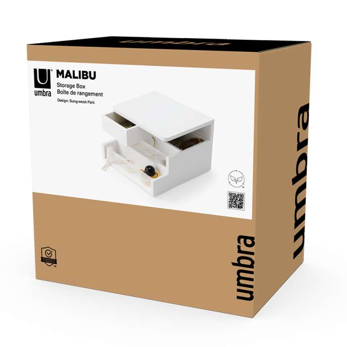 Шкатулка malibu, белая UMBRA 1023443-660