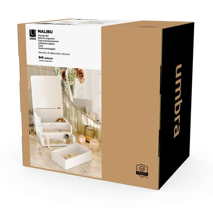 Шкатулка malibu, белая UMBRA 1023443-660