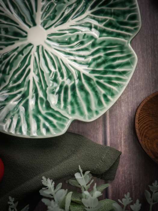 Тарелка d 18,8 см h 2,4 см, Cabbage CASA DI FORTUNA CDF CB02