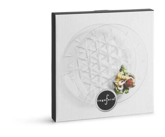 Набор тарелок для пикника 26 см, 2 шт., прозрачная Picknick SAGAFORM 5017896