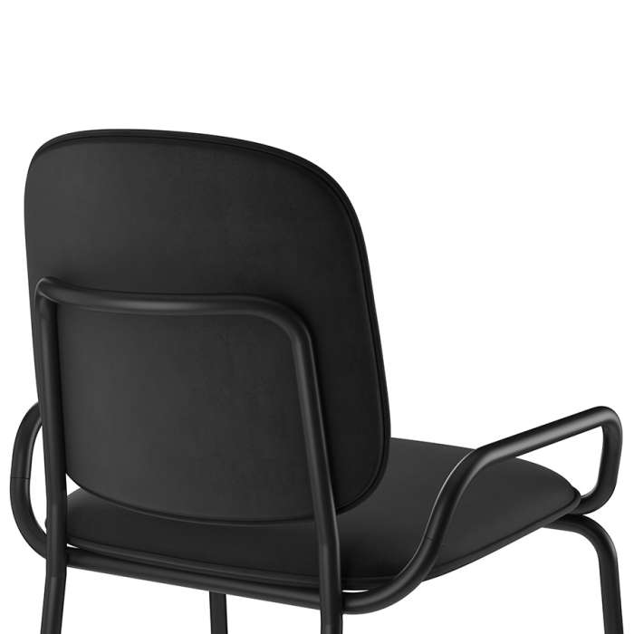Стул полубарный ror, 2 frame, велюр, черный/черный LATITUDE RORBSCH2FRBKVLRBK