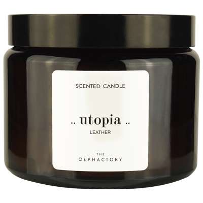 Свеча ароматическая the olphactory, utopia, leather, 60 ч Ambientair VV360CRTO